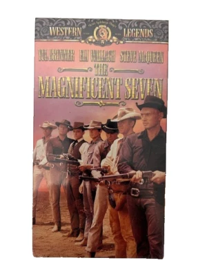 The Magnificent Seven Western Sticker Watermark [VHS] - New, Factory Sealed - Image 1 of 2