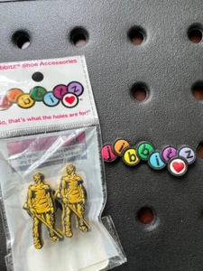 West Virginia Mountaineers 2Pk Authentic Jibbitz Shoe Charms for Crocs. Rare NEW - Picture 1 of 4