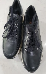 Allen Edmonds Black TRAINER" Sneakers 9.5 D new excellent - Picture 1 of 13