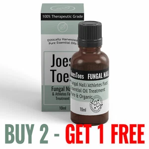 Nagelpilzinfektion Behandlung 100% natürlich organisch schnell wirkende JoesToes 10ml - Bild 1 von 4