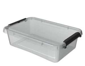 6 x ORPLAST SimpleStore Box mit Clips - 3,1 Liter- 29 x 20 x 8cm - transparent - Bild 1 von 1
