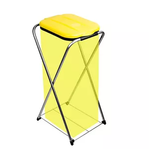Müllsackständer Müllbeutelhalter Abfalleimer EasyFix gelb 120L für Gelber Sack - Bild 1 von 7