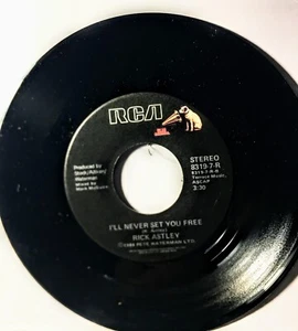 Rick Astley - I'll Never Set You Free - Together Forever - 45 RPM - Free Ship - Picture 1 of 3