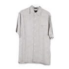 J. Ferrar Patterned Shirt - Medium Grey Viscose