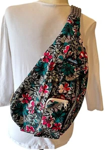 KAVU Rope Sling Bag Crossbody Shoulder Backpack 25th Anniversary Floral Original - Picture 1 of 18
