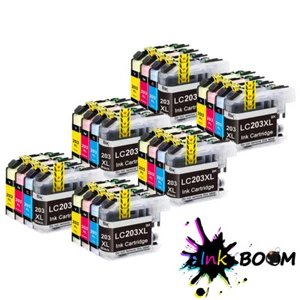 LOTE de cartuchos de tinta para Brother LC203 MFC-J4320DW J5720DW J4320DW J5520DW J480DW - Imagen 1 de 19
