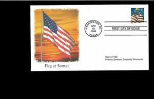 2008 FDC American Flags Washington DC - Picture 1 of 1