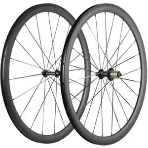 700C Full Carbon Fibre Road Bike Wheelset 38*23mm 20-24H Clincher R13 Hub Wheel - Picture 1 of 14