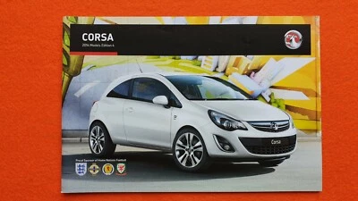 Vauxhall Corsa SRi Black Excite SXi VXR Ltd brochure catalogue Sept 2014 MINT B - Image 1 of 4