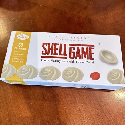 ThinkFun Brain Fitness "SHELL GAME" Classic Memory Game - Image 1 of 4