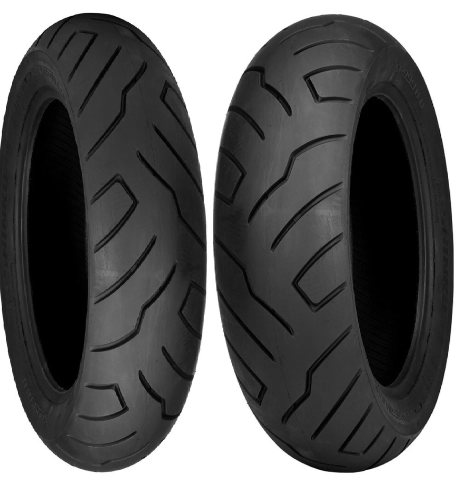 JUEGO DE NEUMÁTICOS SHINKO LONG HAUL 130/90-16 Y 150/80-16 HARLEY SOFTAIL Heritage fat boy Foto 1 de 1