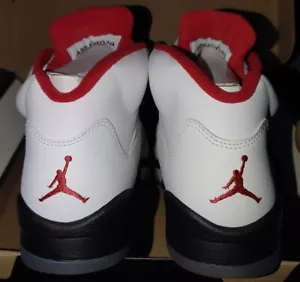 6Y AIR JORDAN 5 RETRO FIRE RED 1 3 4 7 8 9 10 11 12 13 14 OG Grape Toro DMP Bred - Picture 1 of 8