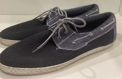 GBX Hombre Zapatos 13 Azul Lona/Malla Superior Foto 1 de 4