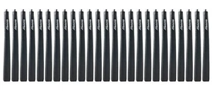 New Rare Mizuno Black-White logo Golf Putter Grip Pebble Grain pattern - 25 Pack - Picture 1 of 9