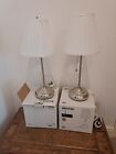 Ikea Arstid Table Lamps Silver base With White Shade VGC (Astrid)