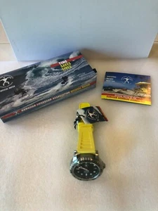 Reloj de buceo Hawaiian Salvavidas Asociación Oficial de Hombre de acero inoxidable  - Imagen 1 de 3