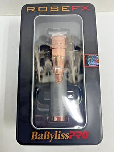 NUEVA recortadora de pelo inalámbrica BaBylissPRO ROSEFX contorno de litio de metal | FX788RG - Imagen 1 de 14