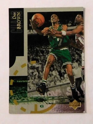 1994 Upper Deck Card #SE6 Dee Brown Boston Celtics NBA Basketball - Image 1 of 3