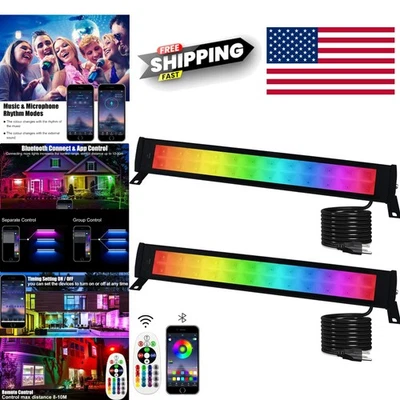 Energy Efficient 50W RGB Wall Wash Light Bar with Music Sync and Multiple Modes - Imagem 1 de 4