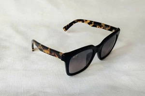 Maui Jim Heliconia MJ 739-02B Square Black Polarized Sunglasses Gray Lens 53mm - Picture 1 of 13