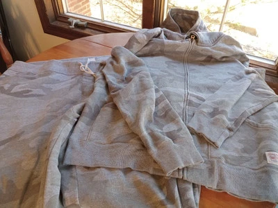 Ralph Lauren Denim Supply Hombres Camuflaje Cremallera Completa Sudadera Pantalones CONJUNTO XL 38W Foto 1 de 4