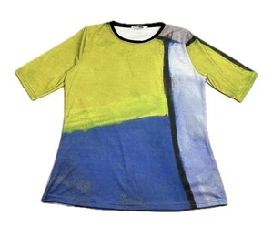 Andrea Geer Top Lagenlook Artsy Abstract Lightweight Women’s Small 38 Inch Bust - Picture 1 of 5