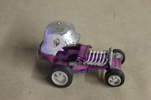 RED BARON Plastik Modellauto fehlendes Rad lila Kunststoff - Bild 1 von 8