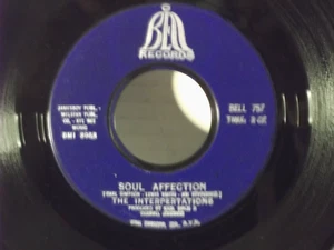 The Interpertations,Bell 757,"Soul Affection",US,7"45,1969 Philly soul, Mint - Imagen 1 de 2