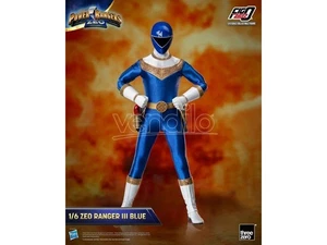Power Rangers Zeo Figzero Action Figura 1/6 Ranger Iii Blue 30 Cm Threezero - Foto 1 di 5