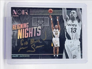 MARK JACKSON 2019-20 PANINI NOIR REIGNING NIGHTS GOD BLESS U AUTO 39/99 - Picture 1 of 2