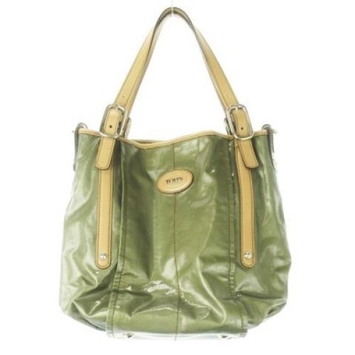 ハンドバッグ TOD'S CANVAS AND CALF LEATHER HANDBAG Tod's Canvas Exterior Tote Bags & Handbags for Women for