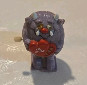Vintage Russ Wind Up Walker Monster Valentines Day Toy "I’m Yours" Works - Picture 1 of 2