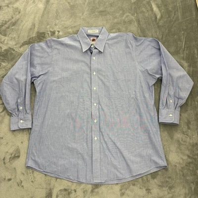 J Press Shirt Men's 16.5 34 Long Sleeve Button Up Blue Oxford Dress - Image 1 of 4