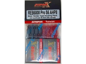 RCPROPLUS PRO S6mm Connector Housing Pack : REB6808PROS6AHP8 - Picture 1 of 1