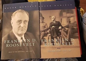 Lot Of 2 Franklin D. Roosevelt By Roger Daniels Hardcover Books - Picture 1 of 2