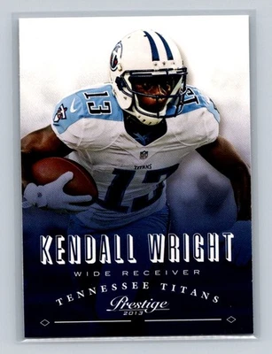2013 Panini Prestige #190 Kendall Wright Tennessee Titans - Image 1 of 2