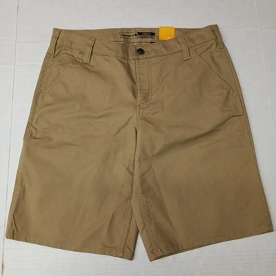 Новый с Ярлыками Carhartt женщин холст работы шорты свободного кроя Flex эластичной размер 10 хаки  - Изображение 1 из 4