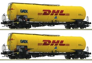 Roco 76024 H0 2er Set Kesselwagen Zans DHL Ep. VI GATX - Picture 1 of 1