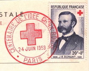 FRANCE MAXI CARD RED CROSS 1954 France Cols Postcard{samwells}RC165 - Picture 1 of 14