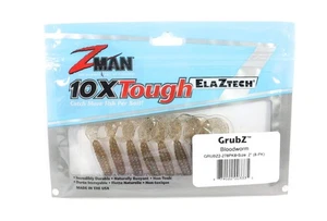 Zman Soft Lure GrubZ 2 Inch 8/Pack Blood Worm (3335) - Picture 1 of 6