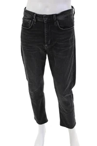 Pantalones de mezclilla Rag & Bone para hombre tiro medio calce 2 piernas ajustadas Wylie negros algodón talla 32X32 - Imagen 1 de 7