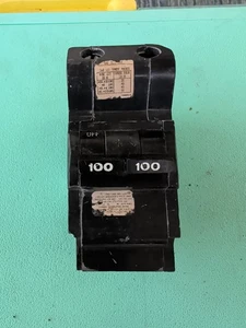 Federal Pacific FPE STAB LOK 2 Pole 100A 2P100 American Breaker TYPE NA 120-240V - Picture 1 of 8