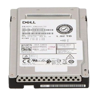 02WVYG compatible DELL KPM5XVUG1T92 1.92TB 2.5" SAS 12G MU SSD Solid State Drive - Image 1 of 2
