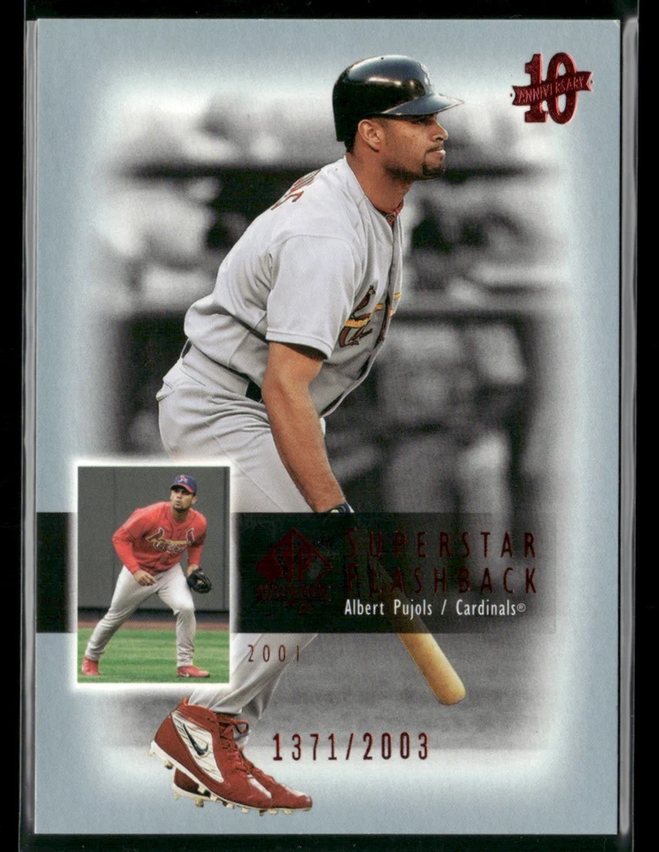 2003 SP Authentic ALBERT PUJOLS /2003 Superstar Flashback SP CARDINALS M496 - Image 1 of 3
