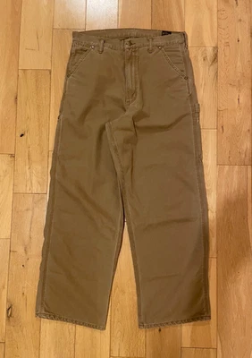 orSlow Dad's Fit Painter Pants Black Stone Denim Size 2 (33") Made In Japan - Image 1 of 4