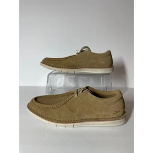 Zapatos Mocasines Clarks Collection Para Hombre Forge Run Cuero Gamuza Tostado Talla 7.5 Oficina - Imagen 1 de 11