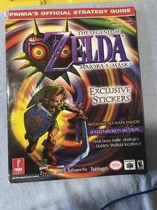 Vintage 2000 Prima’s Official Strategy Guide “The Legend Of Zelda Majora’s Mask” - Picture 1 of 7