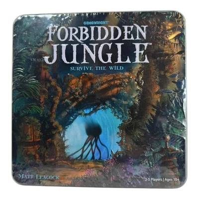 Gamewright Forbidden Jungle - Survive The Wild, Juego de Mesa Cooperativo Foto 1 de 3