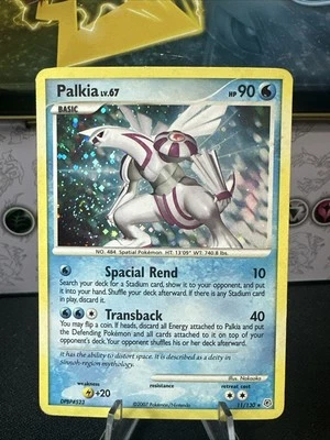 2007 Pokemon - TCG Palkia 11/130 - Diamond and Pearl - DPBP#523 - Holo Rare - LP - Image 1 of 3