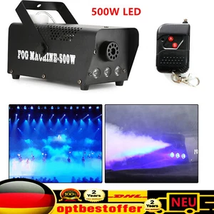 500W Nebelmaschine Rauchmaschine Bühneneffekt Für Hochzeit Dj Fog Machine 0.5L - Bild 1 von 10